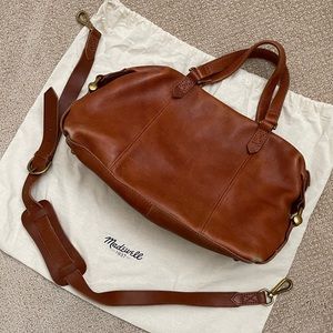 Madewell brown leather handbag